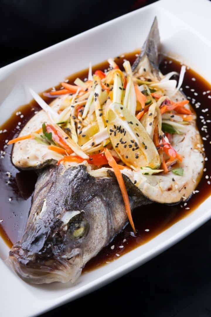 Ikan kukus siakap cina