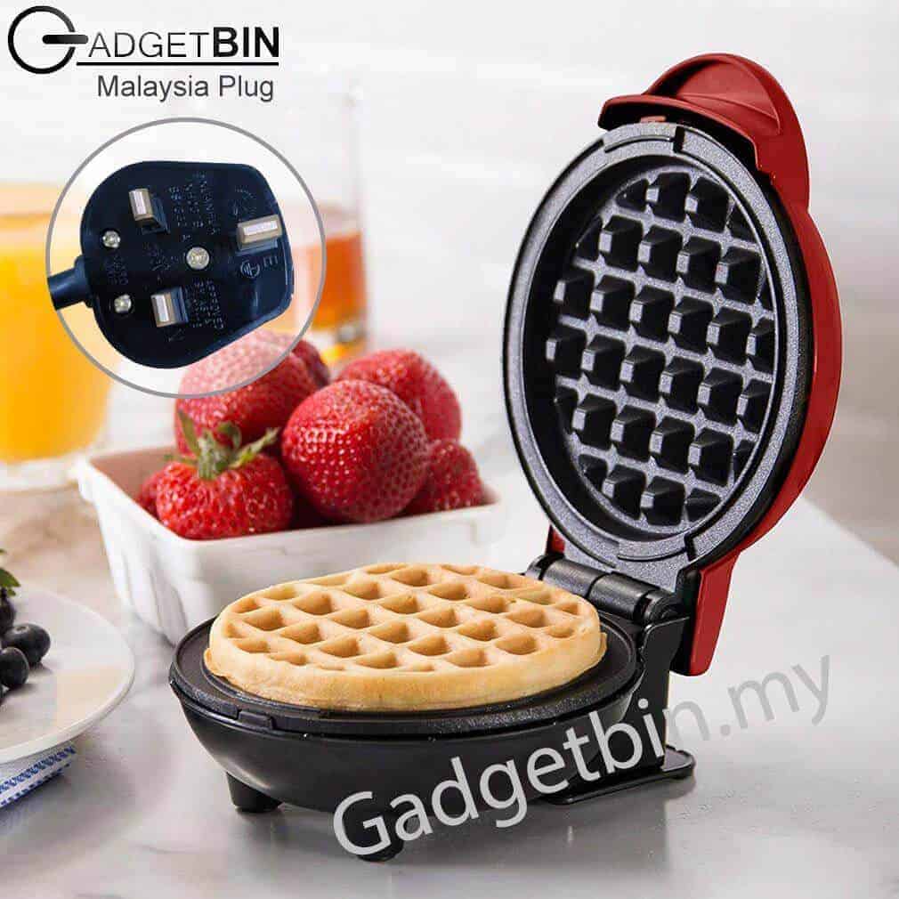 Gadgetbin Mini Waffle Maker Non Stick Gadgetbin Mini Waffle Maker Non Stick
