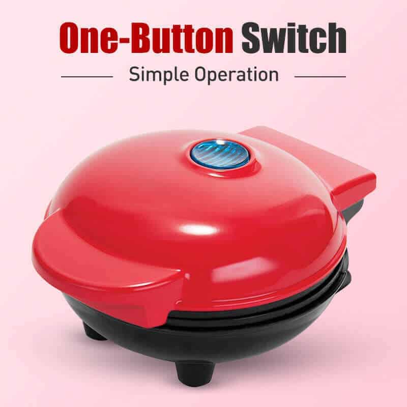 AUGIENB Mini Waffle Maker Machine AUGIENB Mini Waffle Maker Machine
