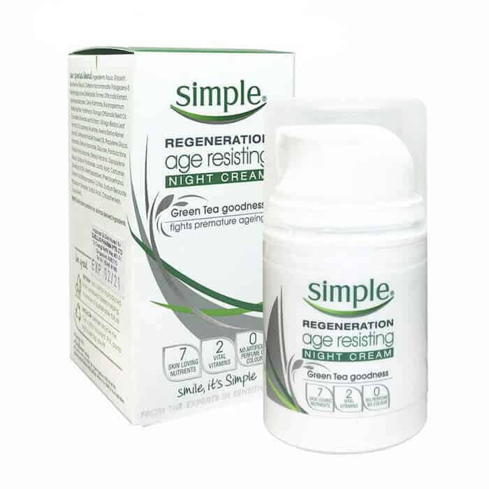 Simple Regeneration Age Resisting Night Cream Simple Regeneration Age Resisting Night Cream