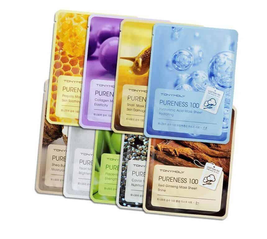 TONY MOLY Pureness 100 Facial Mask Sheet skincare terbaik