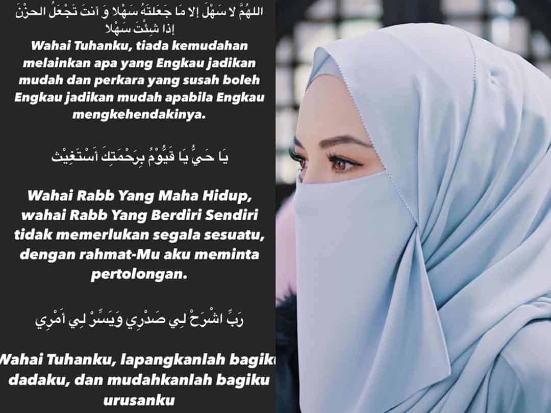 Doa neelofa selalu amalkan