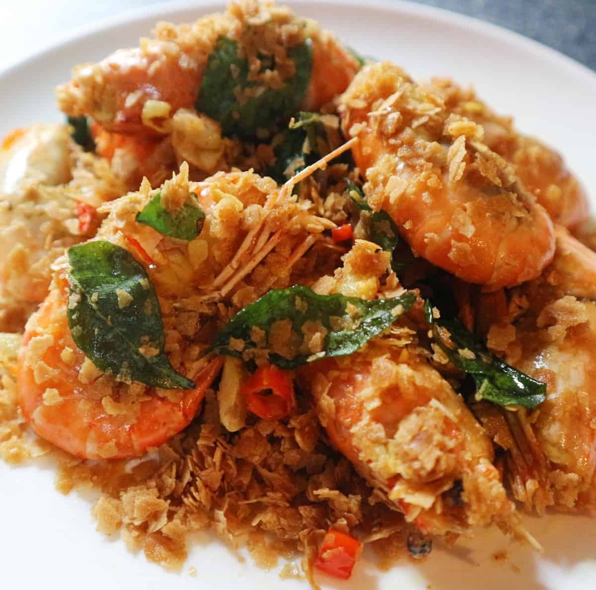 udang goreng kunyit