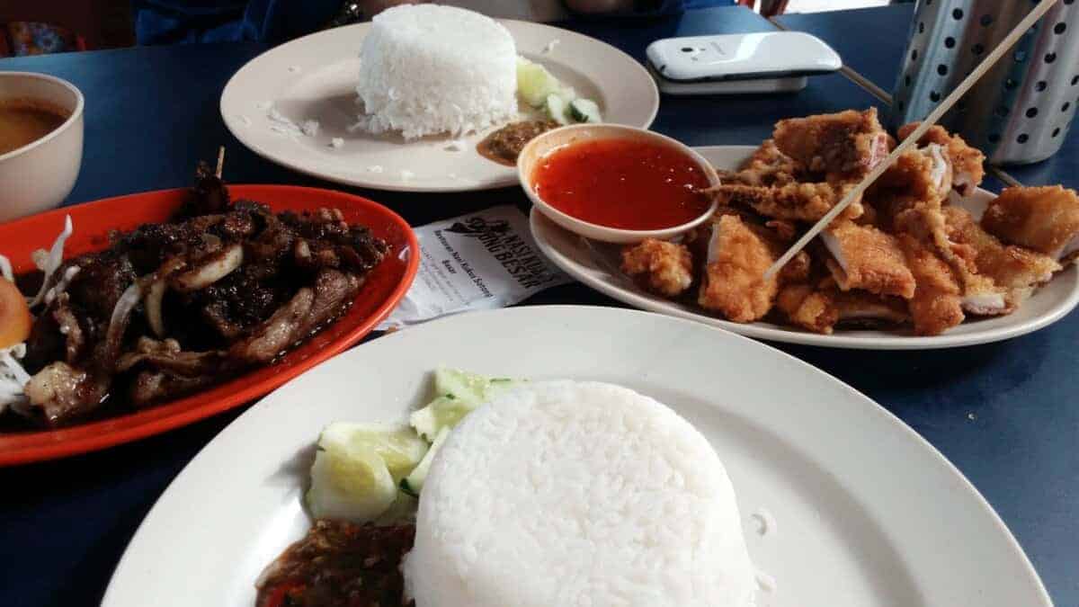 Nasi Kukus Sotong Besar